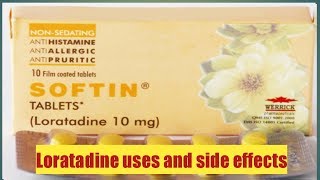 Loratadine tablets uses and side effects Hindiurdu [upl. by Neela]