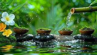 Relaxing Sleep Music with Bamboo Water Fountain  Reduce Stress Anxiety amp Depression 14 [upl. by Virgilio]