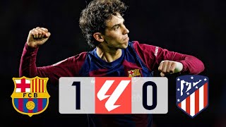 Barcelona vs Atletico Madrid 10 La Liga 202324  MATCH REVIEW [upl. by Neeli963]