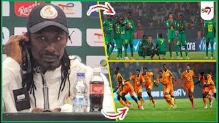 Réaction à chaud d’Aliou Cissé sur son avenir après la défaite du Sénégal contre le Cote d’Ivoire [upl. by Chitkara]