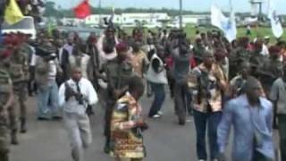 Joseph Kabila arrive à Kisangani [upl. by Eugen575]