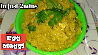 Egg Maggi recipe How to make Egg Maggi recipe [upl. by Sugirdor]