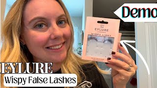 DEMO amp Real Results Shown of Eylure Wispy False Lashes from Amazon [upl. by Eitsyrhc]