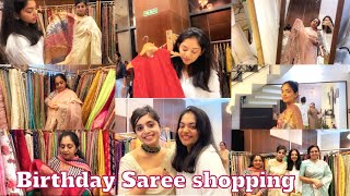 Birthday Saree shopping with Ammu  Sindhu krishnaAhaana krishna [upl. by Annav598]