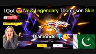 Finally New Legendary Thompson Cyber Claws Skin in Pakistan Server Free Fire [upl. by Nossyla]