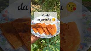 Gobhi da paratha easyrecipeideas foodshorts paratharecipe foodshorts lunchtime foodrecipes [upl. by Immat]