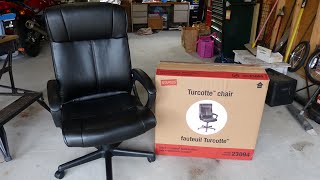 Staples Turcotte Office Chair Assembly Highlights  Model 23094 [upl. by Chiang]