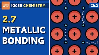 IGCSE Chemistry  Metallic bonding 27 [upl. by Bissell745]