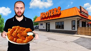 Man Eats At HOOTERS For 24 HOURS [upl. by Aelc]