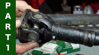 Land Rover prop shaft repair part 1 measurements and assessment [upl. by Lepine]