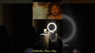 Adiga Song Keyboard Notes Hi Nanna  Nani  Mrunal Thakur Karthik Hesham Abdul Shorts  Trending [upl. by Irodim323]