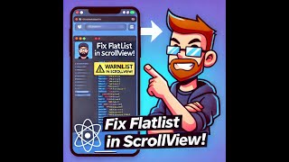 Fix Virtualized List Issue FlatList Inside ScrollView in React Native [upl. by Penn]