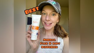 Avene Mineral sunscreen face amp body 50spf 🧴☀️ [upl. by Ennalorac957]