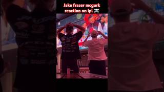 Jake fraser mcgurk reaction on ipl auction😱 ipl jakefrasermcgurk viral iplauction shorts short [upl. by Viking645]