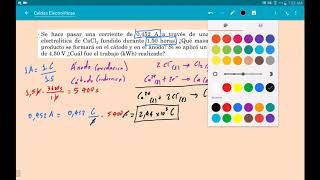Electroquímica 10 Cálculos celdas electrolíticas [upl. by Bringhurst]