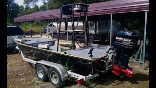 Running Shallow with a 150hp Mercury Jet Drive on a 18 Aluminum Boat [upl. by Ronal727]