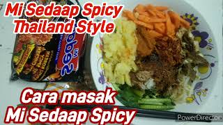 Cara masak Mi Sedaap spicy Thailand Style [upl. by Janek717]