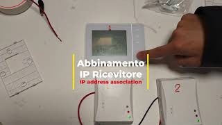 Configurazione IP Termostato Wireless RF Cronotermostato Digitale Settimanale Touch Per Caldaia [upl. by Anatollo]