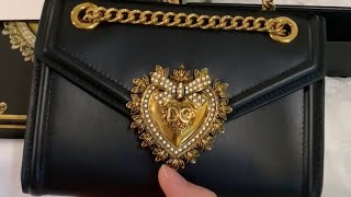 Unboxing Dolce amp Gabbana Devotion Bag phone bag [upl. by Koehler]