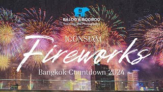 Iconsiam Fireworks Bangkok Countdown 2024 Amazing Thailand Countdown 2024 [upl. by Rist590]