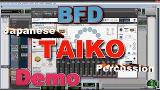 BFD Japanese TAIKO Percussion  DEMO [upl. by Jaquenette]