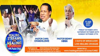 HEALING STREAMS LIVE HEALING SERVICE WITH PASTOR CHRIS  OCTOBER 27TH 2024 DAY 3 OF 3 [upl. by Eenot]