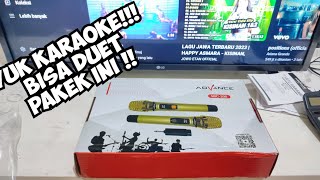 Review Mic Wireless Advance Digital Mic206  Mic wireless Double Termurah [upl. by Nylannej813]