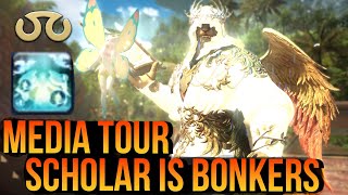 Scholar Is OUTRAGEOUS in Dawntrail FFXIV Media Tour [upl. by Januarius]