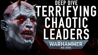 Terrifying Chaos Space Marine Champions and Leaders Deep Dive warhammer40k wh40k [upl. by Nanaek]