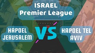 Hapoel Jerusalem VS Hapoel Tel Aviv live Football Live Match Score  ISRAELPremier League Live Score [upl. by Ruddy]