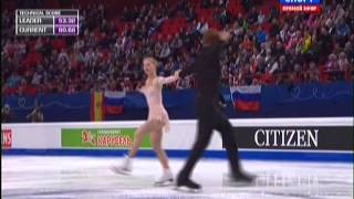 European Figure Skating Championships 2015 FS Evgenia TARASOVA  Vladimir MOROZOV [upl. by Publia408]