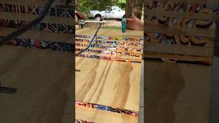 Fingerboard Double Staircase Rail Sesh Wood Stairs Skatepark fingerboarding fingerboard techdeck [upl. by Desta]