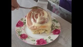 Zimtschnecken mit FrischkäseFrosting Cinnabon C innamon Rolls [upl. by Oilegor]