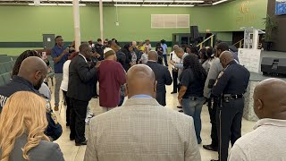 Faith amp Blue Weekend brings police officers and congregation together at north Houston church [upl. by Shaff]