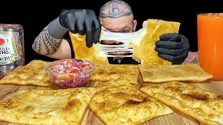 537 COMENDO PASTEL CASEIRO DE QUEIJO CROCANTE  MUKBANG BRASIL [upl. by Sidonnie]