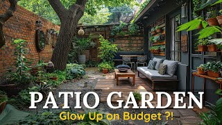 Beautiful Patio Garden Ideas on a Budget  Outdoor Space Makeover [upl. by Art341]