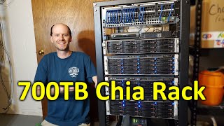 700TB Chia Farm Moved to a 25U StarTech Server Rack Still Growing [upl. by Enrobialc]