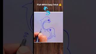 Fish drawing 🐠 with Easy way art drawing artreels artist sketch fish fishdrawing shorts [upl. by Francoise]