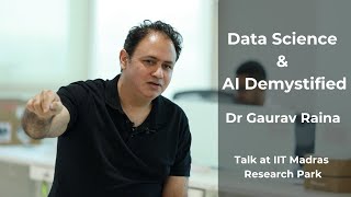 Data Science amp AI Demystified  Dr Gaurav Raina [upl. by Cir]