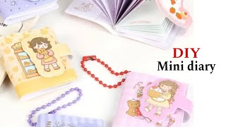 How to make beautiful mini diary  diy mini paper diary  paper diary diydiary [upl. by Warfeld354]