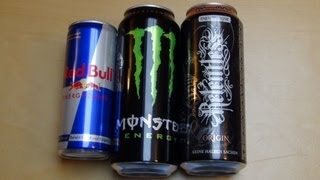 Energy Drink Battle Red Bull vs Monster vs Relentless [upl. by Leiria633]