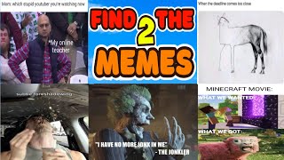 FIND the Memes 2 🤪 New 5 Memes 🤪 ROBLOX 🤪 All Badges 540 [upl. by Sikes]