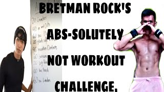 Bretman rocks Absolutely Not workout challenge the Ab killer workout [upl. by Etnuad]