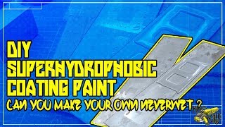 DIY superhydrophobic coating  Can you make your own neverwet spray [upl. by Ricker]