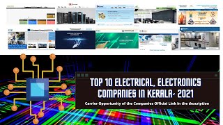 Top 10 Electrical Electronics Companies in Kerala 2021  TOP10Q [upl. by Itin]