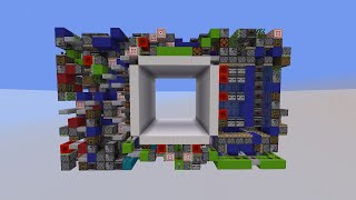 Fast 8x8 piston door 15 seconds [upl. by Annairoc358]