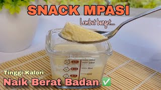 SNACK MPASI TINGGI KALORI MENAMBAH BERAT BADAN  Resep creme brulee mpasi [upl. by Aisek]