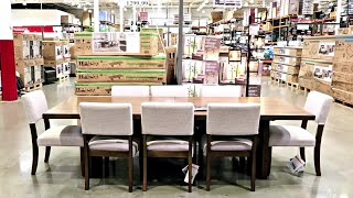 THOMASVILLE LASALLE 9 PIECE DINING SET Shop furniture Dining Table and Chairs with us at Costco [upl. by Fonsie931]