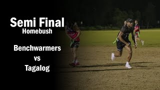 Semi Final Mixed  Benchwarmers vs Tagalog  Homebush Tuesday Oztag Div 1 [upl. by Wolgast]