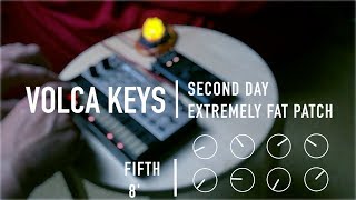 Korg Volca Keys  EXTREMELY FAT PATCH  Second day  by Michael Kert [upl. by Ailema121]